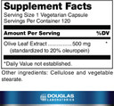 Douglas Laboratories Olive Leaf Extract | Olive Leaf For Heart Health | 60 Capsules