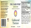 Dr. Clark Goldenrod Tincture For Kidney And Urinary System Support, 1 Oz
