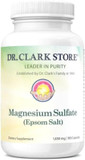 Dr. Clark Magnesium Sulfate Usp (Epsom Salt) - 1030 Mg, Magnesium Supplement For Constipation, Liver And Gallbladder Cleanse, 100 Gelatin Capsules