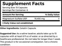 Dr. Clark Magnesium Sulfate Usp (Epsom Salt) - 1030 Mg, Magnesium Supplement For Constipation, Liver And Gallbladder Cleanse, 100 Gelatin Capsules