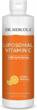 Dr. Mercola Liquid Liposomal Vitamin C - Antioxidant & Immune Support Supplement - Includes Vitamin E - Gmo-Free, Gluten-Free & Soy-Free - Citrus Vanilla Flavor - 450 Ml (30 Servings)