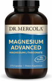 Dr. Mercola Magnesium Advanced - Supports Bone, Joint & Brain Health - Contributes To More Restful Sleep - Non-Gmo, Gluten-Free & Soy-Free - 90 Capsules (30 Servings)