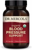 Dr. Mercola Organic Blood Pressure Support - Supports Healthy Circulation - High-Potency Grape Seed Extract - Non-Gmo & Soy-Free - 90 Capsules (90 Servings)