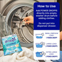 Dropps Activewear Laundry Detergent Pods, Unscented (64 Count) - Biobased Power Laundry Pods Fights Tough Stains & Odors, Sweat & Dirt - He Compatible Laundry Supplies For Clean Sport Clothes
