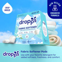 Dropps Laundry Fabric Softener Pods, Crisp Breeze (64 Pods) - Laundry Additive For Softening & Protection - He Compatible Mineral Based Ingredients Laundry Supplies