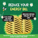 Dryer Egg | Reduces Drying Time | Tumble Dryer Balls Replacement | Softens Clothes | Hypoallergenic | Fragrance Free | 2 Eggs