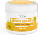 Dulàc - Arnica Gel For Bruising And Swelling Maximum Strength (98%) 1.7 Fl Oz For Muscle And Joint Relief, Cool Effect And Natural Formula, Dermatologically Tested - Made In Italy