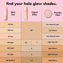 E.L.F. Halo Glow Skin Tint Spf 50, Tinted Moisturizer For Light, Buildable Coverage, Creates A Natural Glow, Vegan & Cruelty-Free, 6 Light Cool