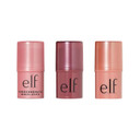 E.L.F. Monochromatic Multi Stick, Includes Dazzling Peony, Sparkling Rose & Glistening Peach, For Eyes, Lips & Cheeks, Vegan & Cruelty-Free