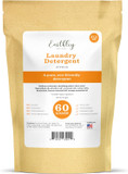 Earthley Wellness Laundry Detergent, Natural, Gentle & Effective For Sensitive Skin, Safe For Baby Clothes & Cloth Diapers, Biodegradable, Eco-Friendly, Plant-Based Cleaners (60 Loads, Citrus)