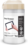 Easy Screen Cleaning Wipes, Electronic Screen Cleaning, Laptops, Monitors, Phone, Tablet, Tv Screen Cleaning Wipe, 70 Wipes Per Canister, Large 9"X 6" Durable Wipe