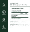 Eclectic Herb - Black Raspberry Powder Superfood Supplement | Nutritional Support, Vitamins + Minerals | Antioxidant + Immune Support | Natural, Non-Gmo, Vegan, Gluten-Free (3.2 Oz | 90 G)