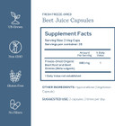 Eclectic Herb Raw Fresh Freeze-Dried Non-Gmo Beet Juice | 50 Ct (400 Mg)