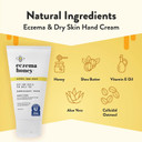 Eczema Honey Oatmeal Hand Cream - Natural Hand & Body Lotion For Eczema Rash Relief - Eczema Cream For Dry, Itchy, Sensitive, & Irritable Skin (2 Oz)