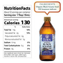 Eden Organic Black Sesame Oil, Unrefined, 100% Black Sesame Seed, 16 Oz Amber Glass Bottle