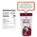 Eden Organic Hacho Miso, Traditionally Made In Japan, Soy, Koji, Rich In Umami, Dark Red, Aged 3 Years, Hatcho, 12.1 Oz
