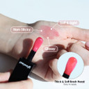 Effortless Glow Lip Oil 001 Red Rose: Hydrating, Nourishing, Plumping, Lip Stain, Moisturizing, Firming, Long Lasting | Non-Sticky Lip Gloss, Sheer, Lip Camellia Oil - 0.17Oz