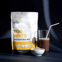 Egg White Protein Isolate Powder - Chocolate Milk Flavor, 20G Protein Per Serving, Gluten & Lactose Free, Natural Ingredients, 1.63 Lbs