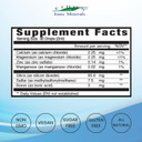 Eidon Ionic Minerals Bone Support Liquid Supplement - Ionic Trace Mineral Drops To Add To Water For Bone Health, Calcium, Magnesium, Zinc, Manganese, Silica, Sulfur, Boron, Bioavailable - 2 Oz