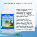 Eidon Ionic Minerals Liquid Immune Support Supplement With Zinc, Selenium, Maintains & Supports Immune System, Bioavailable, No Additives - 18 Oz