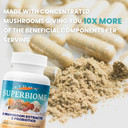 Eidon Ionic Minerals Superbiome, Mushroom Extract Supplement, Mushroom Complex Capsules With Reishi, Chaga, Lions Mane, Cordyceps, Turkey Tail, 30 Servings