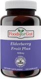 Elderberry Fruit Plus | 600 Mg Per Serving 120 Capsules | Vegetarian Capsules | Free Of Top Allergens | Immune Support & Antioxidants | Skin & Digestive Health