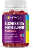 Elderberry Gummies For Kids With Zinc And Vitamin C - Immune Support Supplement For Children - 60 Count, Vegan, Berry Flavor - Convenient Daily Defense With Antioxidants And Essential Nutrients