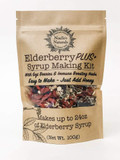 Elderberry Plus+ Syrup Making Kit - Makes 24Oz - Just Add Your Own Honey - Natural And Organic Ingredients - Includes Free Brew Bag