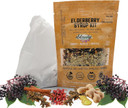 Elderwise Organic Elderberry Aronia Berry Syrup Kit - Elderberries, Aronia Berries, Rosehips, Ginger, Echinacea, Cinnamon, And Cloves, Makes 32Oz Of Syrup, Brewing Bag Included