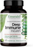 Emerald Labs Deep Immune Health - Immune Support Supplement With Maitake Gold Mushrooms, Meriva Turmeric & Astragalus Extract - 60 Vegetable Capsules (30-Day Supply)