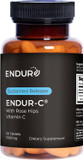 Endurc, Time Release Vitamin C Supplement Tablets For Optimal Absorption, Ascorbic Acid & Vitamin C With Rose Hips, 1000Mg, 60 Tablets