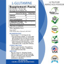 Eniva Health L-Glutamine Pure Powder, Unflavored (101 Servings) | Vegan, Gluten-Free, Sugar-Free, Non-Gmo | Doctor-Formulated, Usa Made | Gut Health, Leaky Gut, Bloating, Muscle Health, Immune System