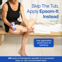 Epsom-It Calming Foot Lotion - Topical Magnesium Cream For Tired Feet & Ankles, Epsom Salt Magnesium Sulfate Rub With Urea, Soften Tough Skin & Cracked Heels, Stiffness In Legs, Knees And Feet, 3.5Oz