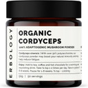 Erbology Organic Cordyceps Mushroom Powder 50 Servings - 48% Beta-Glucans - Energy And Performance - Cordyceps Sinensis - Small Batch - Sustainably Grown In Europe - Vegan - Non-Gmo - No Added Fillers