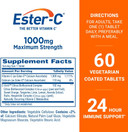 Ester-C® Vitamin C, 1,000 Mg, 60 Coated Tablets