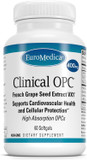 Euromedica Clinical Opc - Cardiovascular Health & Focus Support Supplement - Dietary Supplement With Grape Seed Extract & Sunflower Lecithin - Immune Support Supplement Formula - 60 Softgels