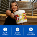 Evogen Evp 3D - Stim Free Pre Workout Powder For Men & Women | Sugar Free Non Stim Preworkout With Beta Alanine And Creatine For Energy & Pump | Strawberry Lemonade | 40 Servings
