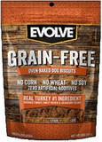 Evolve Grain Free Dog Biscuits With Real Peanut Butter And Molasses