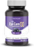 Eyecare Anthocyanins 100 - Eye Health Supplement With Bilberry, Zeaxanthin, Lutein, Anthocyanins, Vitamin A, E, Selenium & Copper - 60 Softgels, 60 Day Supply