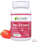 Ez Melts Dissolvable Melatonin, 5 Mg, Sugar-Free, 2-Month Supply, Cool Mint-Flavored