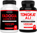 Fadogia Agrestis Extract (60 Count) Maximum Strength For Athletic Performance & Muscle Mass And Tongkat Ali For Men (120 Capsules) Longjack Tongkat Ali For Men'S Health & Vitality Support - Usa Made