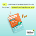 Femiclear Daily Urinary Tract Flush | Day & Night Urinary Support | D-Mannose Supplement | Urinary Tract Health Supplement | 20 Capsules