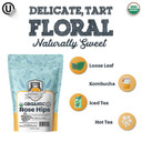 Fermentaholics Usda Certified Organic Dried Rose Hips - Perfect For Kombucha Brewing