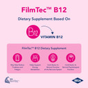 Filmtec B12 - Dietary Supplement  500 Mcg Vitamin B12-30 Oral Dissolving Films For Immediate Release And Tolerability - Gluten-Free, Lactose-Free, Sugar-Free, Non-Gmo
