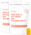 First Day WomenS Good Gut Tribiotic Gummies  3-In-1 Prebiotic, Probiotic & Postbiotic Supplement  Supports Immune Function And Digestive, Oral, Skin & Vaginal Health  30-Day Supply