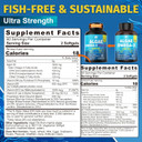 Fish Oil Alternative Omega-3 Supplement For Women Men, Vegan Algae Oil Science Backed 2:1 Ratio Dha 720Mg Epa 360Mg, Plant Based Omega-3 Softgels For Brain Eye, No Fish Taste, 240Cts