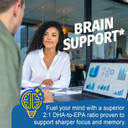 Fish Oil Alternative Omega-3 Supplement For Women Men, Vegan Algae Oil Science Backed 2:1 Ratio Dha 720Mg Epa 360Mg, Plant Based Omega-3 Softgels For Brain Eye, No Fish Taste, 240Cts