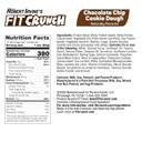Fitcrunch Full Size Protein Bars, 6-Layer Baked Bar, 6G Of Sugar, Gluten Free & Soft Cake Core (Chocolate Chip Cookie Dough)