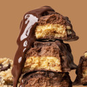 Fitcrunch Full Size Protein Bars, 6-Layer Baked Bar, 6G Of Sugar, Gluten Free & Soft Cake Core (Chocolate Chip Cookie Dough)