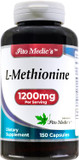Fito Medic'S Lab - Methionine, L Methionine 1200Mg | 150 Capsules, Antioxidant Promoter | Ultra High Absorption